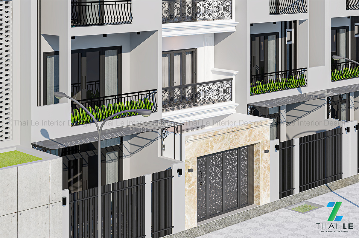 Interior design of Binh Hung Hoa Binh Tan townhouse - 240m2